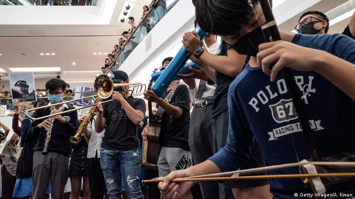 Hongkong Anti-Regierungs-Protestbewegung (Getty Images/A. Kwan)
