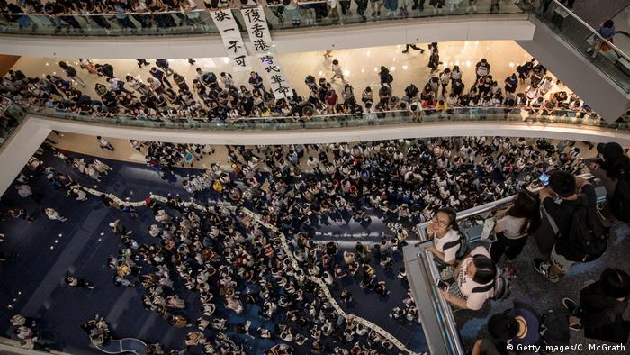 Hongkong Anti-Regierungs-Protestbewegung (Getty Images/C. McGrath)