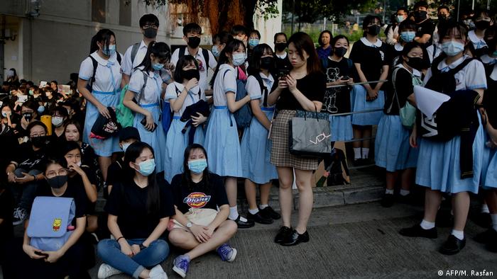 Hongkong Schulstreiks (AFP/M. Rasfan)