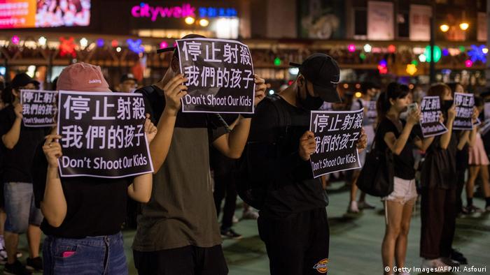 Hongkong Protest gegen China & Auslieferungsgesetz (Getty Images/AFP/N. Asfouri)