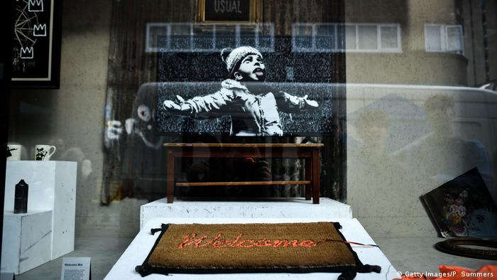 Art installation at Banksy Shop in London (Getty Images/P. Summers)