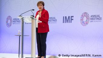 USA Washington | Internationaler Währungsfonds | Kristalina Georgiewa, Direktorin (Getty Images/AFP/N. Kamm)