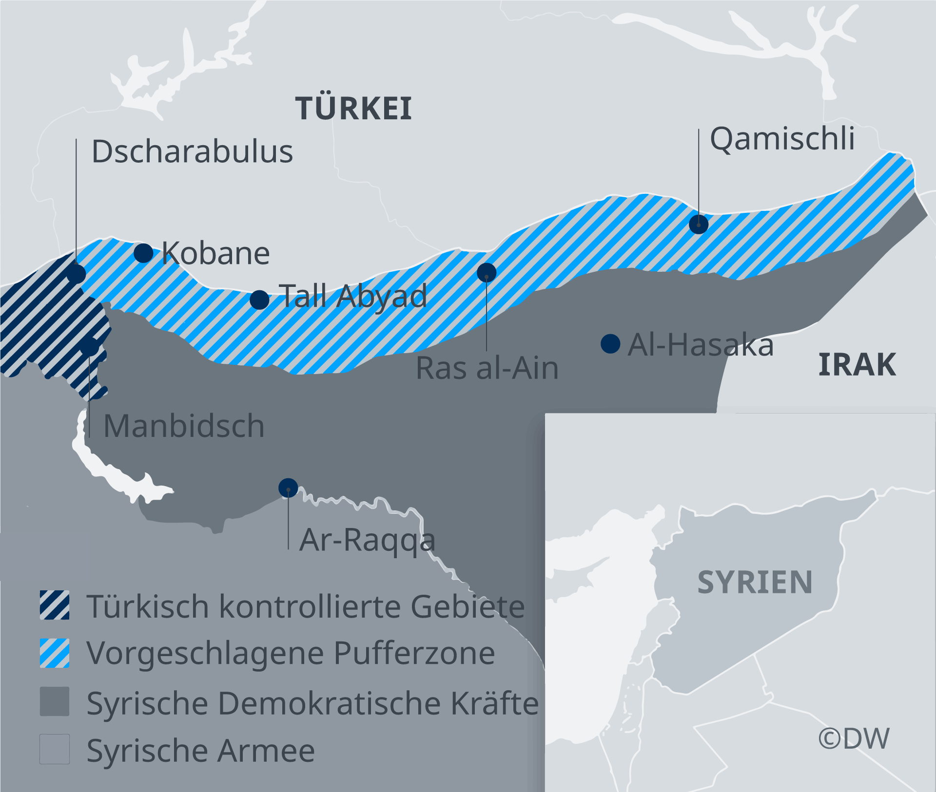 Karte Nord-Syrien DE