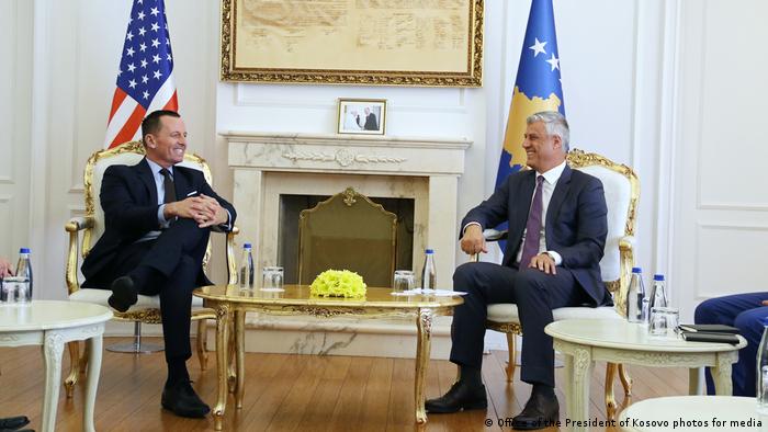 Treffen von Hashim Thaci und Richard Grenell (Office of the President of Kosovo photos for media)