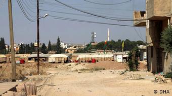 H συριακή πόλη Ρας αλ Αίν στα σύνορα με την Τουρκία 