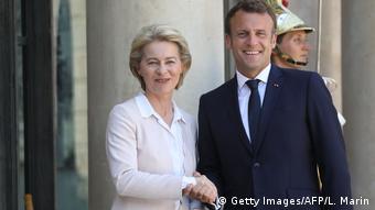 Emmanuel Macron dhe Ursula von der Leyen