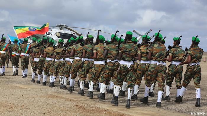 Ethiopian troops serving under AMISOM