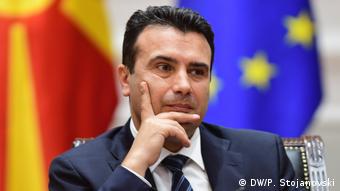 Zoran Zaev Premierminister von Nord Mazedonien (DW/P. Stojanovski)