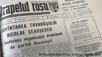 Rumänische Zeitungen zum Thema Fall der Berliner Mauer (Persönliches Archiv Cristian Ștefănescu)