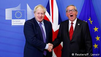 Belgien Brüssel EU Gipfel | Boris Johnson und Jean-Claude Juncker (Reuters/F. Lenoir)