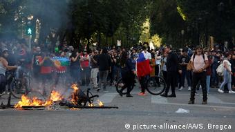 Διαδηλώσεις στο Σαντιάγο της Χιλής