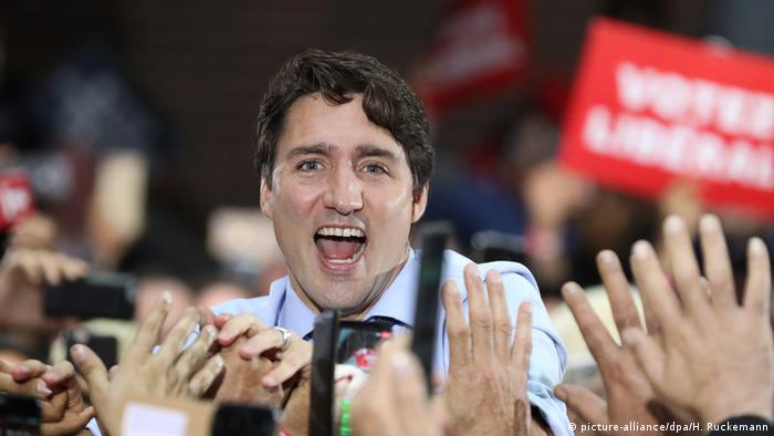 Премьер-министр Канады Джастин Трюдо в Ванкувере