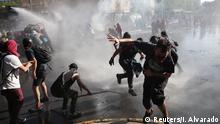 Chile Proteste Zusammenstöße mit der Polizei