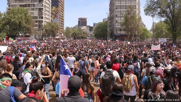 اعتراضات در شیلی، ۲۳ اکتبر ۲۰۱۹