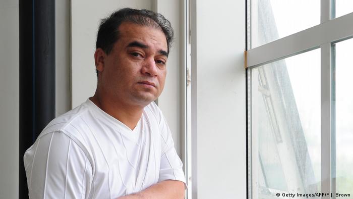 Uighur human rights defender Ilham Tohti in 2010 before his detention (Getty Images/AFP/F.J. Brown)
