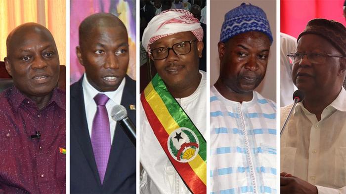 Principais candidatos à Presidência da Guiné-Bissau
