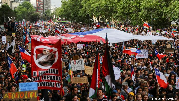 Chile Proteste in Santiago (Reuters/I. Alvarado)