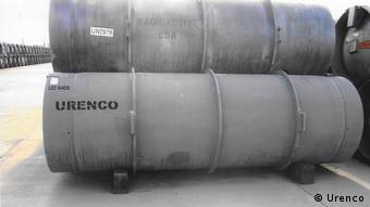 Контейнеры для перевозки ядерных отходов компании Urenco