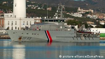 Περιπολικό σκάφος της Frontex στο λιμάνι της Μάλαγα στην Ισπανία