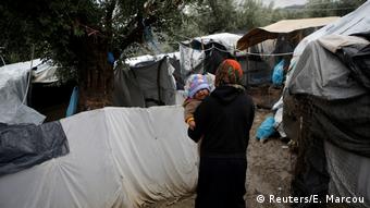 Griechenland Flüchtlingslager auf Lesbos (Reuters/E. Marcou)