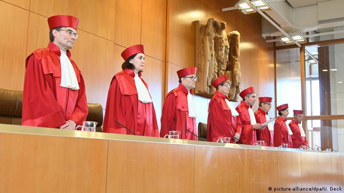 Karlsruhe'deki Federal Anayasa Mahkemesi Almanya'da en yüksek yargı mercii
