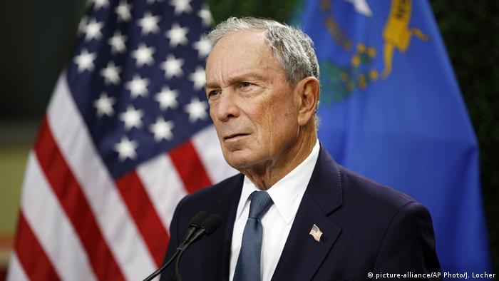 USA | New Yorker Ex-Bürgermeister Michael Bloomberg (picture-alliance/AP Photo/J. Locher)