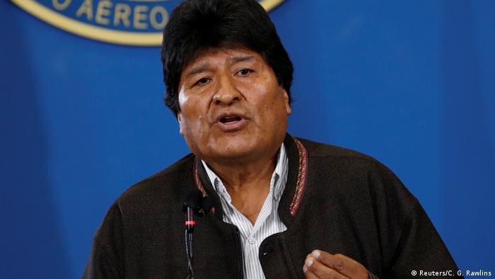 Morales diz ser vítima de um golpe