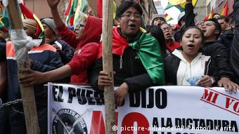 Протесты в Боливии после президентских выборов 2019 года