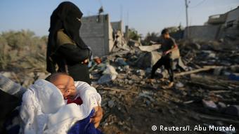 Ό,τι απέμεινε από ισραηλινό πύραυλο στο νότο της Λωρίδας της Γάζας