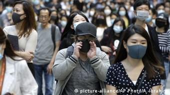 Hongkong Protest gegen China & Auslieferungsgesetz (picture-alliance/AP Photo/A. Ibrahim)