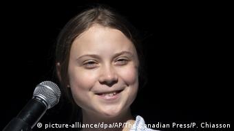 Greta Thunberg für einen Tag Chefin bei der BBC (picture-alliance/dpa/AP/The Canadian Press/P. Chiasson)