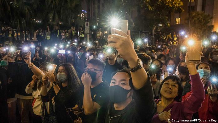 Hong Kong | Proteste | Polytechnic University (Getty Images/AFP/D. de la Rey)