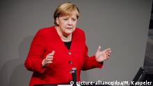 Berlin Bundestag Rede Bundeskanzlerin Angela Merkel (picture-alliance/dpa/M. Kappeler)