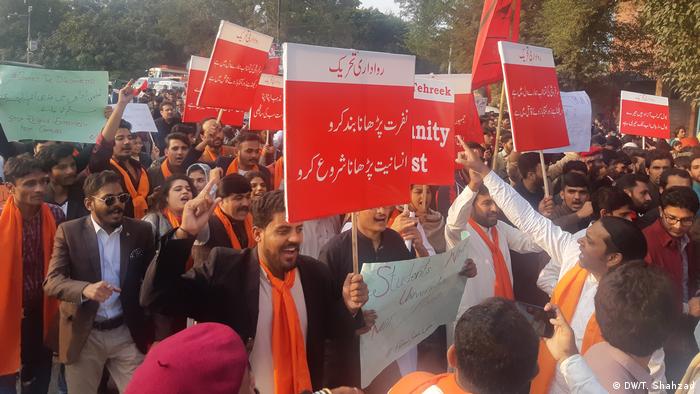 Pakistan Lahore Studentenprotest 