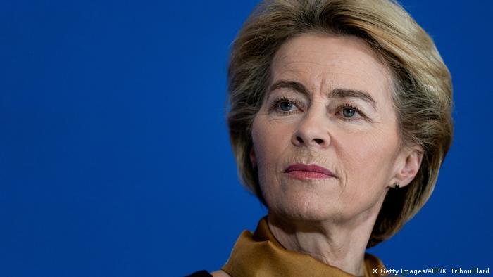 Ursula von der Leyen Amtseinführung EU-Kommissionspräsidentin (Getty Images/AFP/K. Tribouillard)