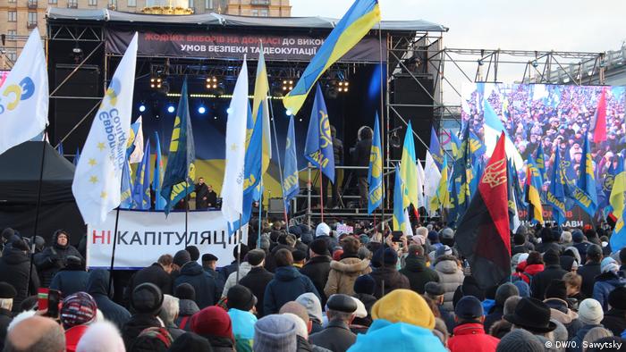 Ukraine Proteste in Kiew (DW/O. Sawytsky)