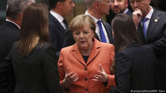 Brüssel EU Gipfel | Angela Merkel (picture-alliance/AP/F. Seco)