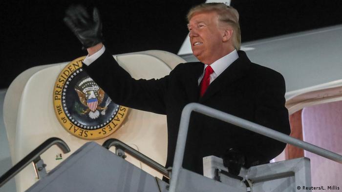 USA Ankunft von US-Präsident Donald Trump in Battle Creek, Michigan