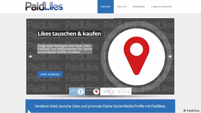 Deutschland PaidLikes Affäre Roman Müller-Böhm, FDP Screenshot PaidLikes (PaidLikes)