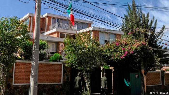 Mexican Embassy in La Paz (AFP/J. Bernal)