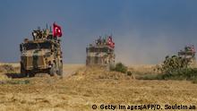 Turkish military vehicles (Getty Images/AFP/D. Souleiman)