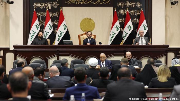 Irak Bagdad | Parlamentssitzung (Reuters/Iraqi parliament media office)