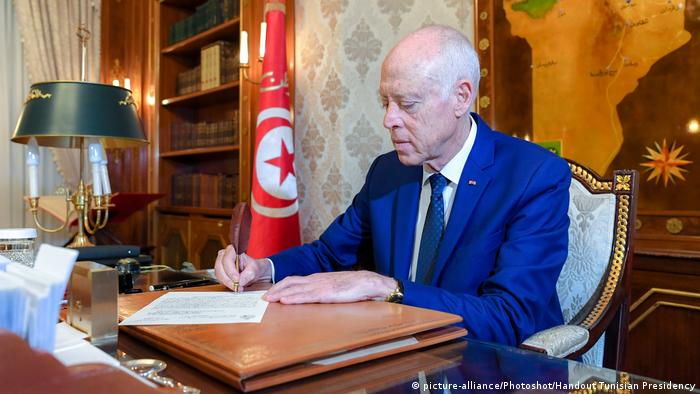  Tunisian President Kais Saied 