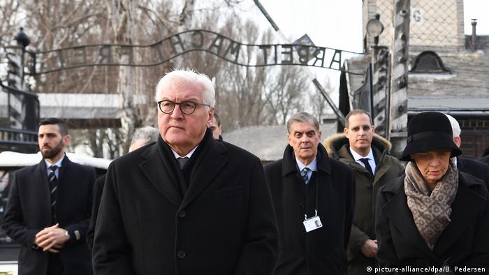 Steinmeier: Auschwitz dehşet ve Almanların suçunun olduğu bir yerdir.