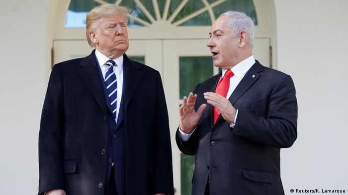 USA Washington Weißes Haus | Donald Trump, Präsident & Benjamin Netanjahu, Israel (Reuters/K. Lamarque)