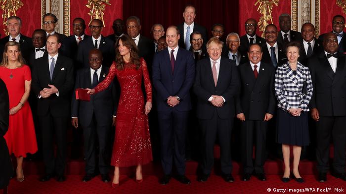 A family portrait of the high-profile attendees of the UK-Africa Investment Summit in London