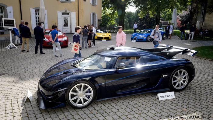 2015 Koenigsegg One seized from Teodorin Obiang (Getty Images/AFP/F. Coffrini)