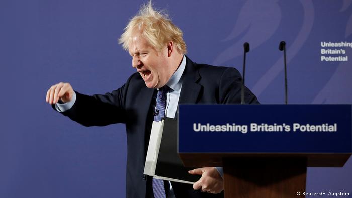 Boris Johnson Rede zu UK-EU Beziehungen nach Brexit (Reuters/F. Augstein)