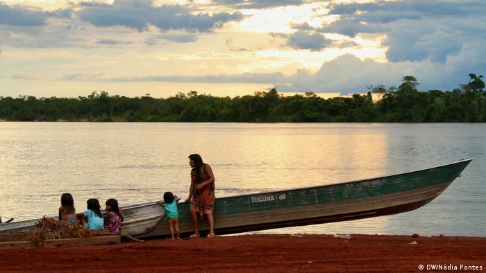 Brasilien Soja im Amazonas-Portal (DW/Nádia Pontes)