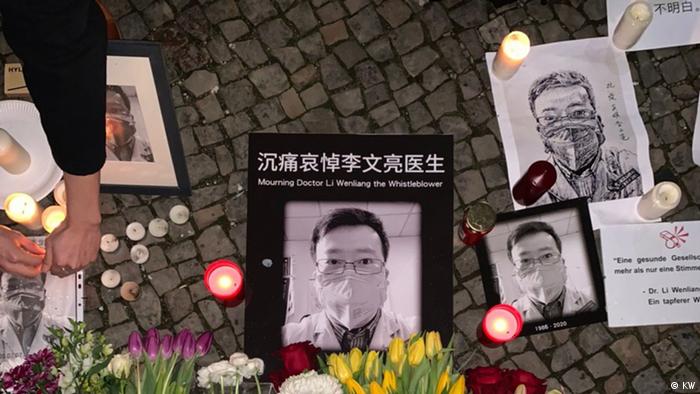 Deutsch-Chinesen trauern um Dr. Li Wenliang und fordern Meinungsfreiheit (KW)